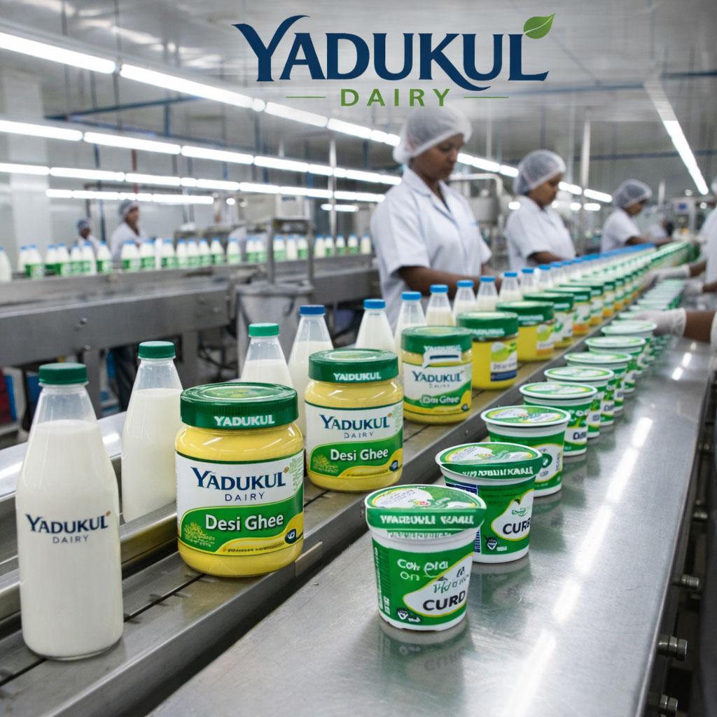 Yadukul Dairy production line